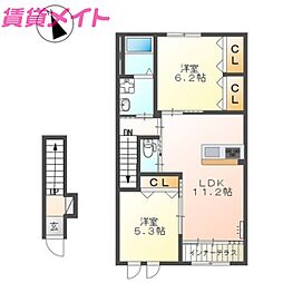 レーヴィア 2階