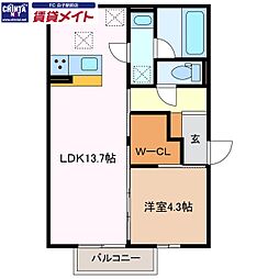 パルミエ III 1階