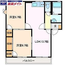カーサ江島 D 1階