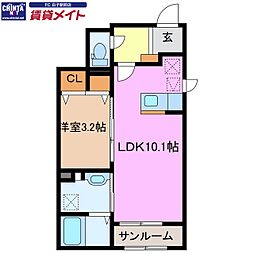 ベルシャイン I 1階