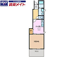 シャルムB棟 1階/-