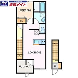 ベレッツァ鈴鹿 2階
