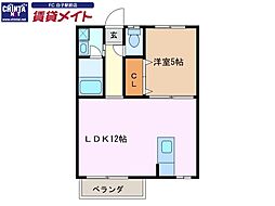 ハイツカスル 1階