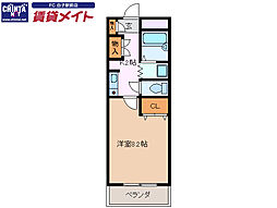 サンハイム駒田 2階/-
