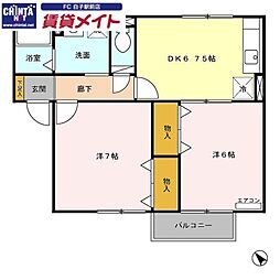 Casa Wakamatsu A 2階