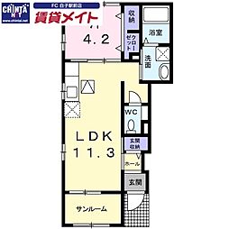 サニーコート　Ａ 1階