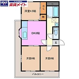 ベイシティ鈴鹿 2階/-