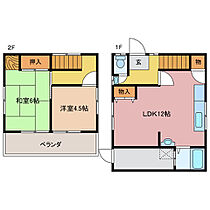 西村貸家1（岩渕）  ｜ 三重県伊勢市岩渕１丁目（賃貸一戸建2LDK・2階・54.65㎡） その2