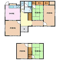 明和町光ヶ丘借家C  ｜ 三重県多気郡明和町大字上村（賃貸一戸建5DK・1階・99.62㎡） その1