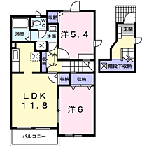 エレガント　Ｃ棟 201 ｜ 三重県度会郡玉城町下田辺（賃貸アパート2LDK・2階・61.68㎡） その2