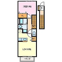 アポロＵＳ　Ｂ棟 203 ｜ 三重県伊勢市黒瀬町（賃貸アパート1LDK・2階・41.98㎡） その2