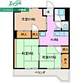 エイワハイツ3階4.5万円