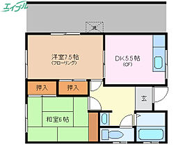 田園ハイツ  ｜ 三重県伊勢市御薗町小林（賃貸アパート2K・1階・46.28㎡） その2