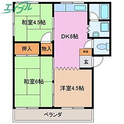 山田上口駅 4.5万円