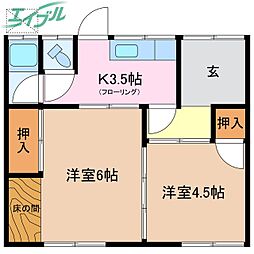🉐敷金礼金0円！🉐西岡貸家 B