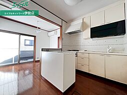 神久5貸家 1階3SLDKのリビング/ダイニング