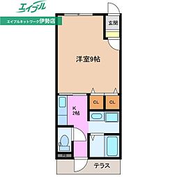 シャトーナツヤマ勢田 1階