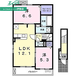 モンシェールＡ 2階