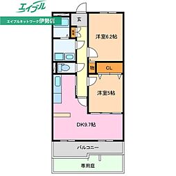 クレセールヴァンブ 1階