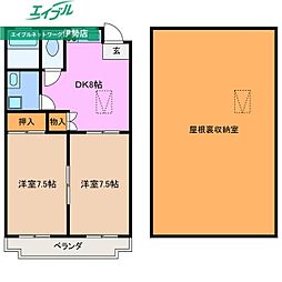 マンション山III 2階