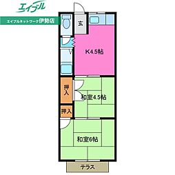 裕里荘 1階/-