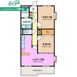 クレセールヴァンブ 4階