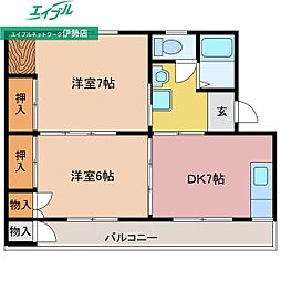 ヴィラナリー伊勢B棟 3階/-