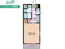 フォーブル鈴木2 1Kの間取図画像