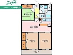 マンションハウプトブルク 3LDKの間取図画像