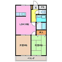 メゾン庄野笛 302 ｜ 三重県津市一志町庄村（賃貸マンション2LDK・3階・48.60㎡） その2