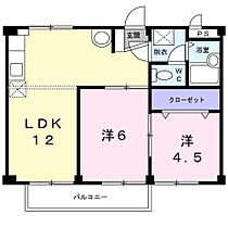 リプルスハイツ　Ｂ棟 1D ｜ 三重県津市藤方（賃貸アパート2LDK・1階・48.44㎡） その2