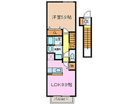 ブロード　ヒルズ 205 ｜ 三重県津市藤方（賃貸アパート1LDK・2階・41.98㎡） その2