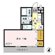 オーベルジュ 201 ｜ 三重県松阪市嬉野中川新町４丁目（賃貸アパート1K・2階・31.21㎡） その2