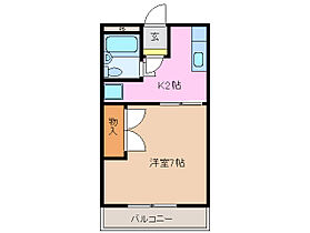 サンパレス 106 ｜ 三重県津市久居元町（賃貸アパート1K・1階・26.99㎡） その2