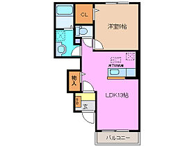 サニーハイツＳＥＩＮＡＩ　Ａ 102 ｜ 三重県津市藤方（賃貸アパート1LDK・1階・44.19㎡） その2