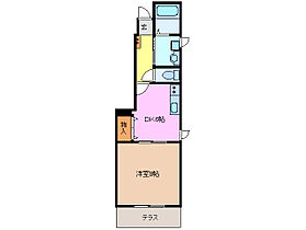 assorti.e　I 102 ｜ 三重県津市戸木町（賃貸アパート1DK・1階・34.91㎡） その2