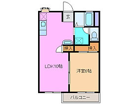 メゾン山本 203 ｜ 三重県津市久居持川町（賃貸アパート1LDK・2階・38.88㎡） その2