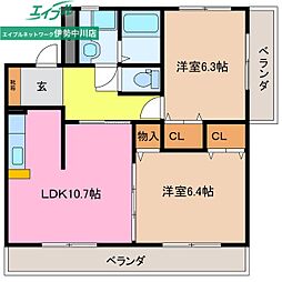 メルベーユ 1階