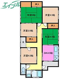 🉐敷金礼金0円！🉐白山町南家城平屋