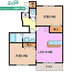 🉐敷金礼金0円！🉐メゾン　アンジュＤ棟