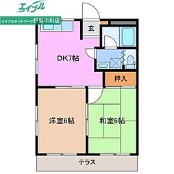 🉐敷金礼金0円！🉐川方マンションII