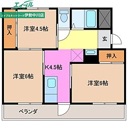 ヴィラナリー津 A棟 3階