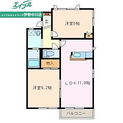 エーデルハイム　Ａ 1階/-