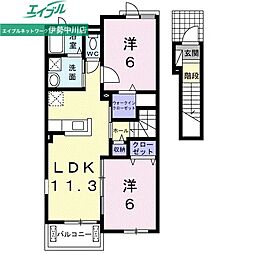 シェルブール　Ｂ 2階/-