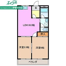 シルキータウンＣ 2階