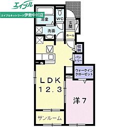 アーク　Ｄ 1階/-