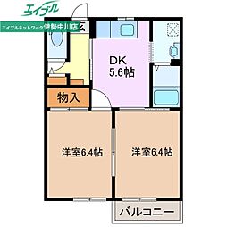 エーデルハイム　Ａ 1階/-
