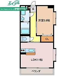 シャンティーク 3階/-