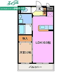 アンジュー 3階/-
