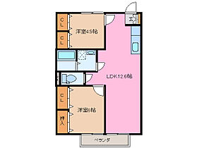 鎌田旭ハイム 103 ｜ 三重県松阪市鎌田町（賃貸アパート2LDK・1階・50.00㎡） その2